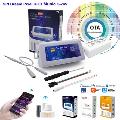 WS2812B Led Strip Controller WS2811 RGB 5-12V Addressable colorful-X7 Controller - Image 1 of 4