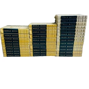 World Book Encyclopedia 1965 Full Set Volumes 1-20 A-Z & Year Books (1965-1977) - Picture 1 of 16