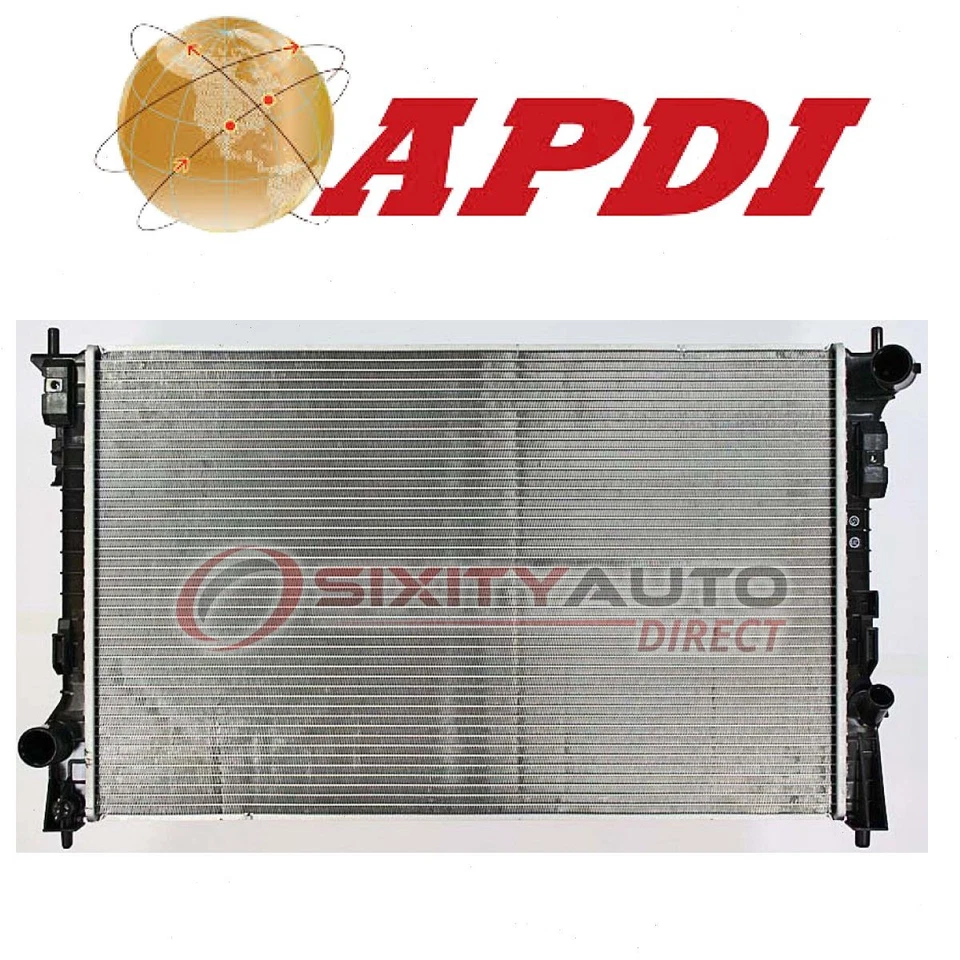 APDI Radiator for 2009-2012 Ford Flex 3.5L V6 - Cooler Cooling Antifreeze tt Foto 1 de 4