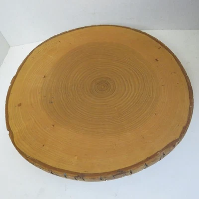 Tableros de madera Lazy Susan Butternut de Joel de 11" de diámetro Foto 1 de 4