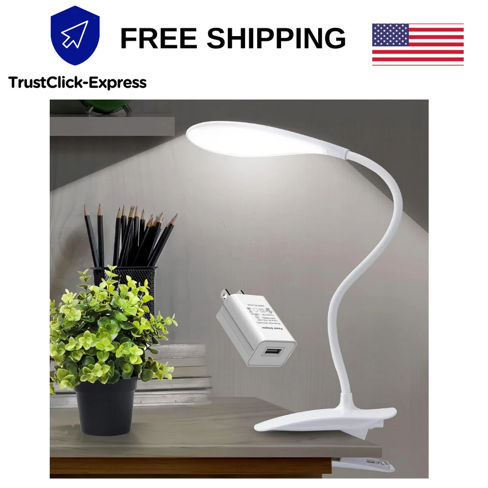 Sylvania Super Bright Led Work Light Clip On Desk Lamp Energy Efficient