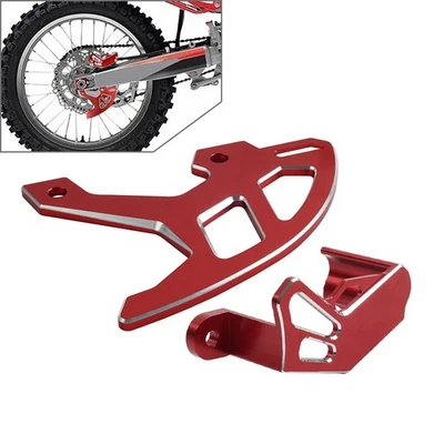Red Rear Disc Brake Caliper Guard Cover Protector For Honda CR125/250 CRF250 R X - Image 1 of 4