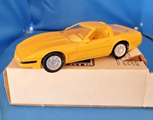 ~1992 Chevrolet gelbe Corvette ZR1 ~ Händlermodell Werbemodell Auto ~mit Box~ - Bild 1 von 7