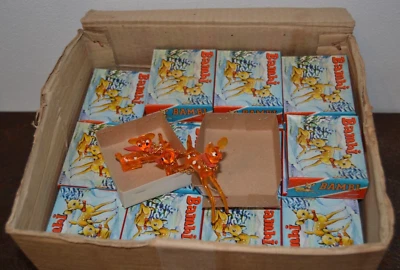 53x Seltene Vintage Figuren "BAMBI" No. 33 VA Made in Hongkong OVP 1960er Jahre - Bild 1 von 4