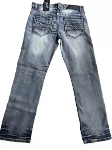 True Luck Classic Stretch BOOTCUT Herren Jeans Größe 32x32 - Bild 1 von 9