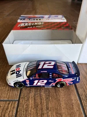 JEREMY MAYFIELD MOBIL 1 1998 FORD TAURUS 1:24 #12 BANK ACTION STOCK CAR NASCAR - Image 1 of 4