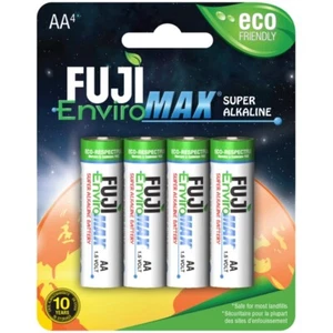 Fuji Enviromax Super Alkaline Batterien AA 4er Pack - 4300BP4 - Bild 1 von 1