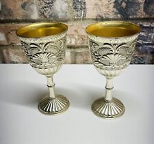 Lot Of Two Rare Vintage F. B. Rogers Silver Co. 1983 Silver Plated Chalices