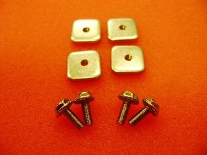 4 Pcs M3 Hex (7mm) + Metal Washer (11mm Square) Set for Servers - Picture 1 of 10