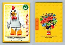 Chicken Suit Guy #44 Lego Create The World 2017 Sainsburys Trading Card