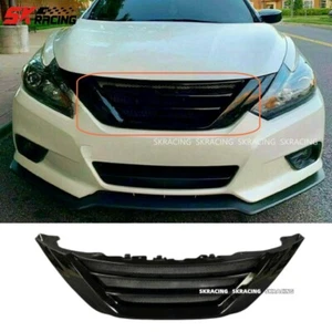 Parachoques delantero negro brillante malla rejilla central para Nissan Sentra 2016-2019 - Imagen 1 de 11