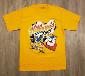 Vintage Nascar Terry Labonte Kelloggs Racing Double Sided T Shirt Size Medium - Picture 1 of 10