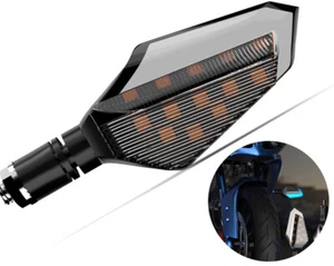 Motorcycle Indicator LED Turn Signal Light Motorbike Flasher Lamp Amber 2pcs - Picture 1 of 10