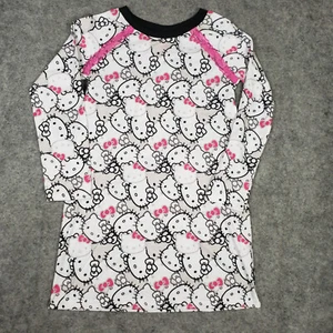 HELLO KITTY Sanrio Nightgown Girls Large 10-12 2014 PJ's Nightdress Pajamas - Picture 1 of 9
