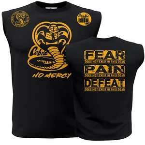 Karate Kid Cobra Kai No Mercy ufc mma Netflix ufc mma adulto muscolo senza maniche T - Foto 1 di 12