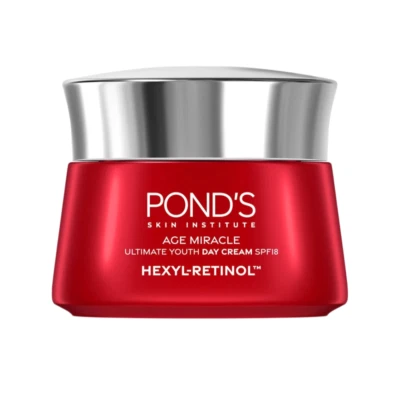 Pond's Age Miracle Ultimate Youth Day Cream SPF 18 Hexyl-Retinol Treatment 45gx1 - Image 1 of 4