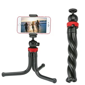 Flexible Octopus Desktop Tripod Vlogging for iPhone Huawei Camera Smartphone - Picture 1 of 9