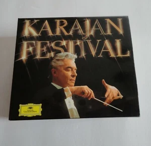 5 Mint CD Karajan Festival DG 429436-2 Berlin Philharmonic Stereo Box Set - Foto 1 di 5