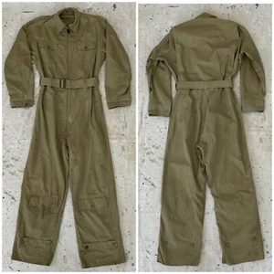Vintage WW2 USAAF Summer Flying Coveralls Men’s Medium - Picture 1 of 8