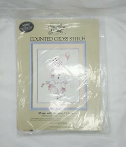 Kit de punto de cruz algo especial contado mimo con globo 50327 vintage - Imagen 1 de 3