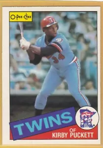 1985 O PEE CHEE BASEBALL KIRBY PUCKETT ROOKIE #10 TWINS NMMT *955 - Bild 1 von 1