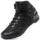 Men's Motorcycle Shoes Microfiber Leather Off-Road Racing Boots Riding Shoes