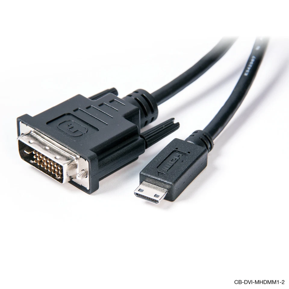 Laser Mini HDMI to DVI Cable 2M - Image 1 of 1