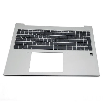 UPARTCARE New For HP EliteBook 860 865 G9 G10 Palmrest Backlit Keyboard N08145-001 Silver