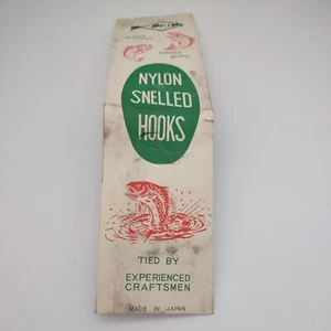 Ganchos de pesca vintage de nailon AFI Aberdeen talla 2 hechos en Japón - Imagen 1 de 6