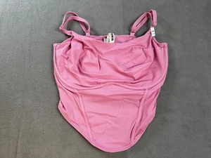 Neu mit Etikett Victoria's Secret PINK Damen TOP Tank L Shirt Spagetti Singlet Bralette NEU - Bild 1 von 6
