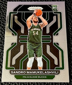 2021-22 Panini Prizm Basketball #293 Sandro Mamukelashvili Rc - Bucks - Bild 1 von 2