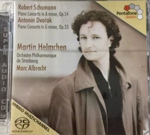 New Sealed SACD SCHUMANN & DVORAK Piano Concertos HELMCHEN Albrecht Pentatone - Picture 1 of 2