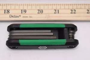 (8-Pk) Husky Folding Hex Key Allen Wrench Set Green - Picture 1 of 4