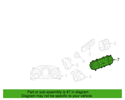 OEM 204900771580 Mercedes Benz Genuino GLK350 GLK250 2013-2015 Control de calefacción Foto 1 de 3
