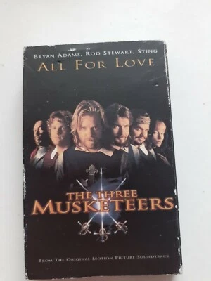 Cassette Tape-Bryan Adams Rod Stewart Sting - All For Love / Instrumental  - Image 1 of 3