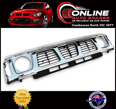 Grille FIT Nissan Patrol GQ Y60 87-94 S1 CHROME / BLACK grill plastic - image 1 of 3