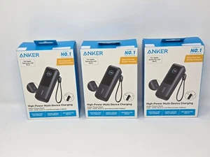Anker Power Bank 25,000mAh 165W Ultra-Fast Portable Charger 2 Built-In Cables (B - Picture 1 of 24