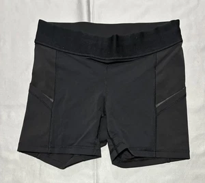 Lululemon pantaloncino donna 4 tasche nero vita media corsa velocità palestra atletica yoga - Foto 1 di 13