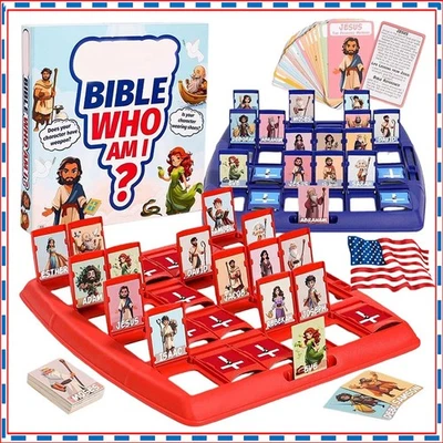 Juegos de mesa para niños, 24 personajes de la Santa Biblia adivina quién soy Foto 1 de 4
