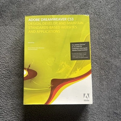 ADOBE DREAMWEAVER CS3 DESIGN DEVELOP MAITAIN STANDARD BASED WEBSITES  - Image 1 of 4