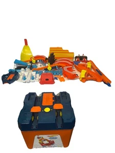 Hot Wheels Track Builder Unlimited Power Boost Box TONS of EXTRA TRACK & PARTS! - Picture 1 of 18