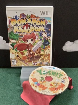 Dokapon Kingdom + Yoshi's Wooly World for Nintendo Wii 2X Lot - Image 1 of 4