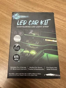 Kit de Tira de Luz LED de Contorno para Coche LED Verde 6 ft. Muy bueno - Imagen 1 de 3