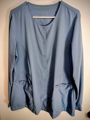 Chaqueta Exfoliante Grande Azul Techo Pecho 45 Pulgadas Gray's Anatomy Usada Foto 1 de 4