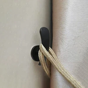 4 Pezzi Ganci per Tende Accessori da Parete Supporti Tiranti per Tende - Foto 1 di 12