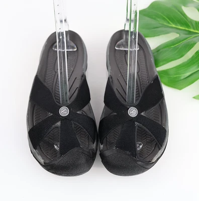 Sandalias Keen para mujer talla 9 negras grises sin cordones correa cruzada cómoda 1018219 Foto 1 de 4