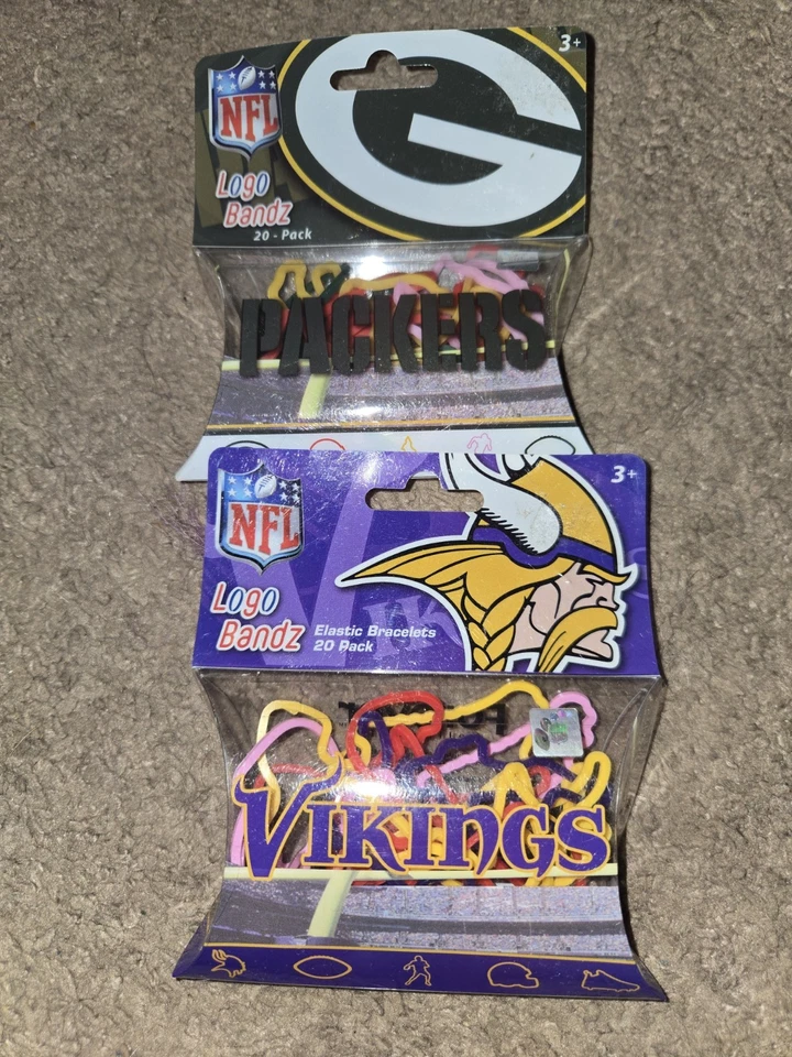NFL Silly Bandz Vikings And Packers - Image 1 of 1