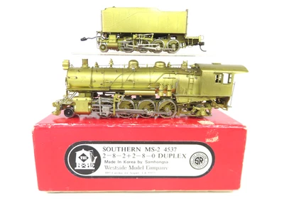 Westside Models Brass HO Scale Southern MS-2 2-8-2+2-8-0 Duplex Steam Locomotive - Image 1 of 4