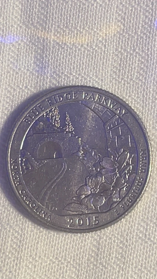 2015-D Blue Ridge Parkway, North Carolina, ATB US Coin  - Image 1 of 2