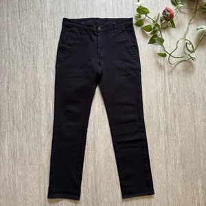 Levi’s Men’s Commuter Pro Black Chink Pants 31x31 Straight Leg Slim Fit Stretch - Picture 1 of 11
